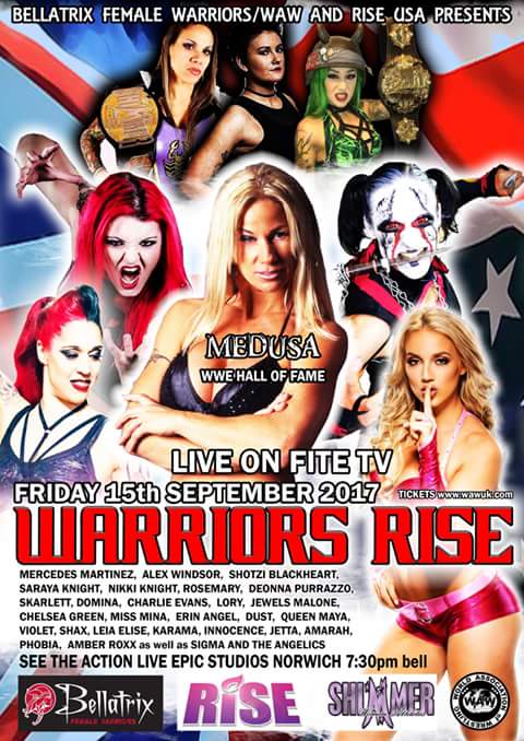 TheLadyLory's tweet photo. Sept 15th @EPICNorwich,
@ExtremeSkarlett vs @RealMMartinez for @BellatrixFW @RISEdtwa #Bellatrix26 #WarriorsRise https://t.co/Sz2iwCogsh