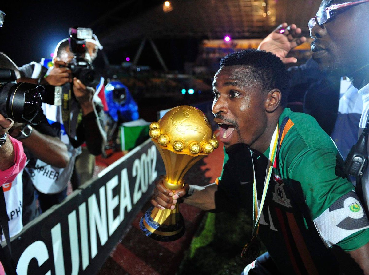 ThisIsAfricaTIA's tweet photo. Today we celebrate the birth of a living #African soccer legend, #Zambia's veteran striker #ChristopherKatongo who turns 35. Happy birthday. https://t.co/hKpCEFYVem