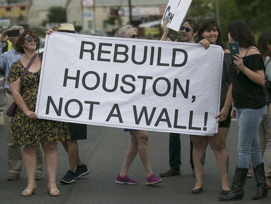 NWPinPDX's tweet photo. Rebuild HOUSTON Not A WALL!

#HoustonStrong #HoustonFlood #FEMA #PrayersForTexas #HoustonHeroes https://t.co/z7IqCWICSR