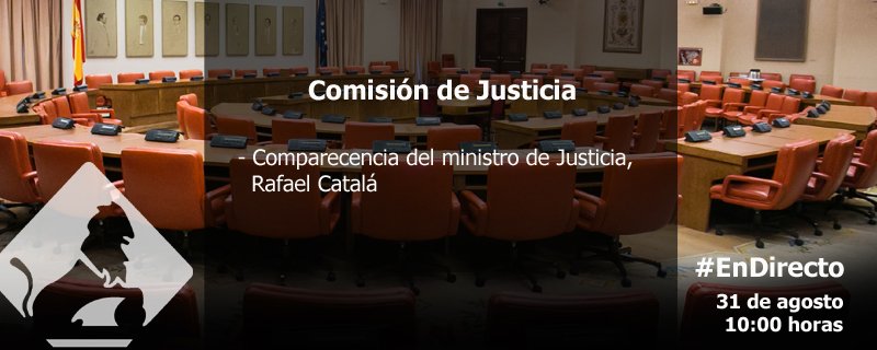 Congreso_Es's tweet photo. 🔴#EnDirecto comparecencia ministro de @justiciagob sobre LexNET y la extradición de Yalçi 🎥https://t.co/PJhL1EDltC ▶️https://t.co/6sncI6LtgN https://t.co/eqrW8s4ogl