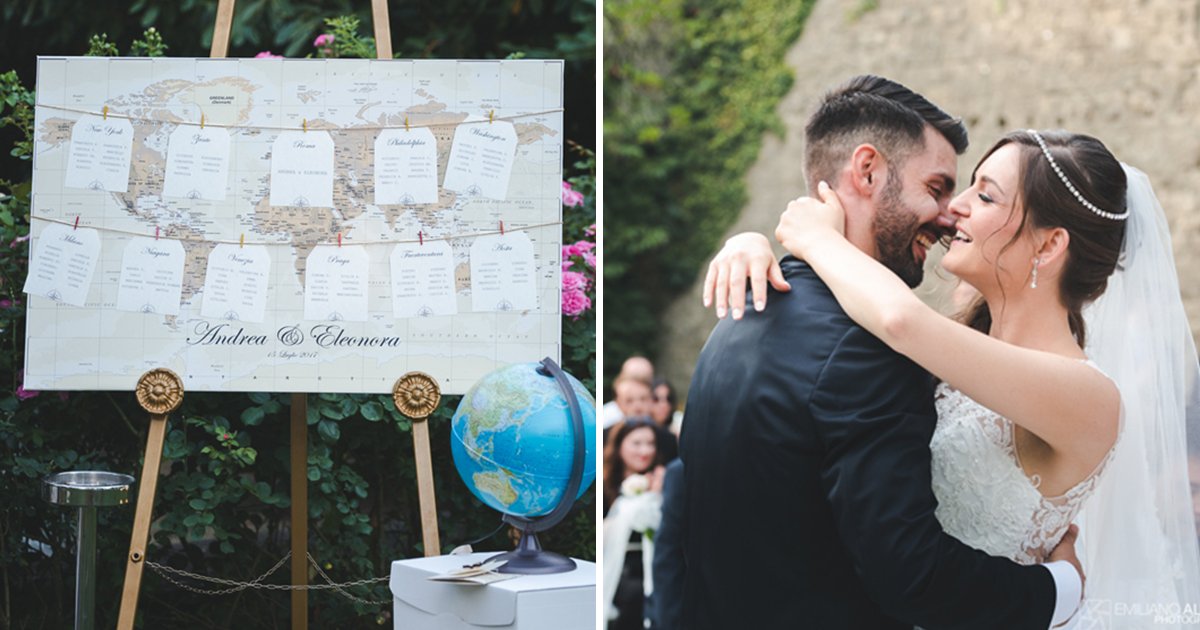 Un #matrimonio a tema viaggio: la storia di Andrea e Eleonora --> bit.ly/un-matrimonio-…