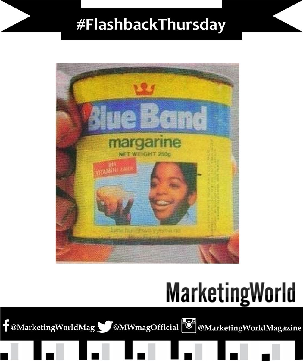BlueBand margarine has been a part of many children's life way back. Every kid ate this margarine with bread #FlashBackThursDay #MWorldMagNG