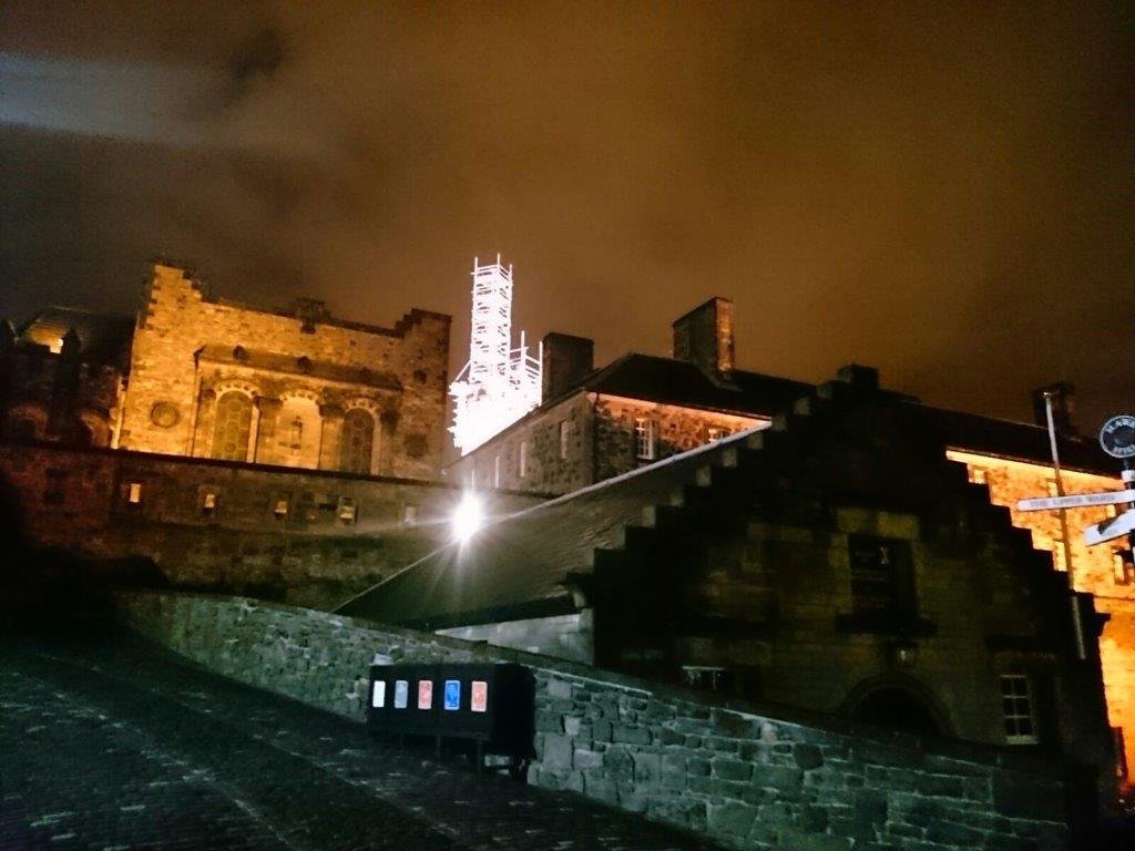 Check out this ghostly image of our #scaffolding on <a href="/edinburghcastle/">Edinburgh Castle</a> #Edinburgh #edinburghtattoo #edinburghfringe 👻 (project report up soon)