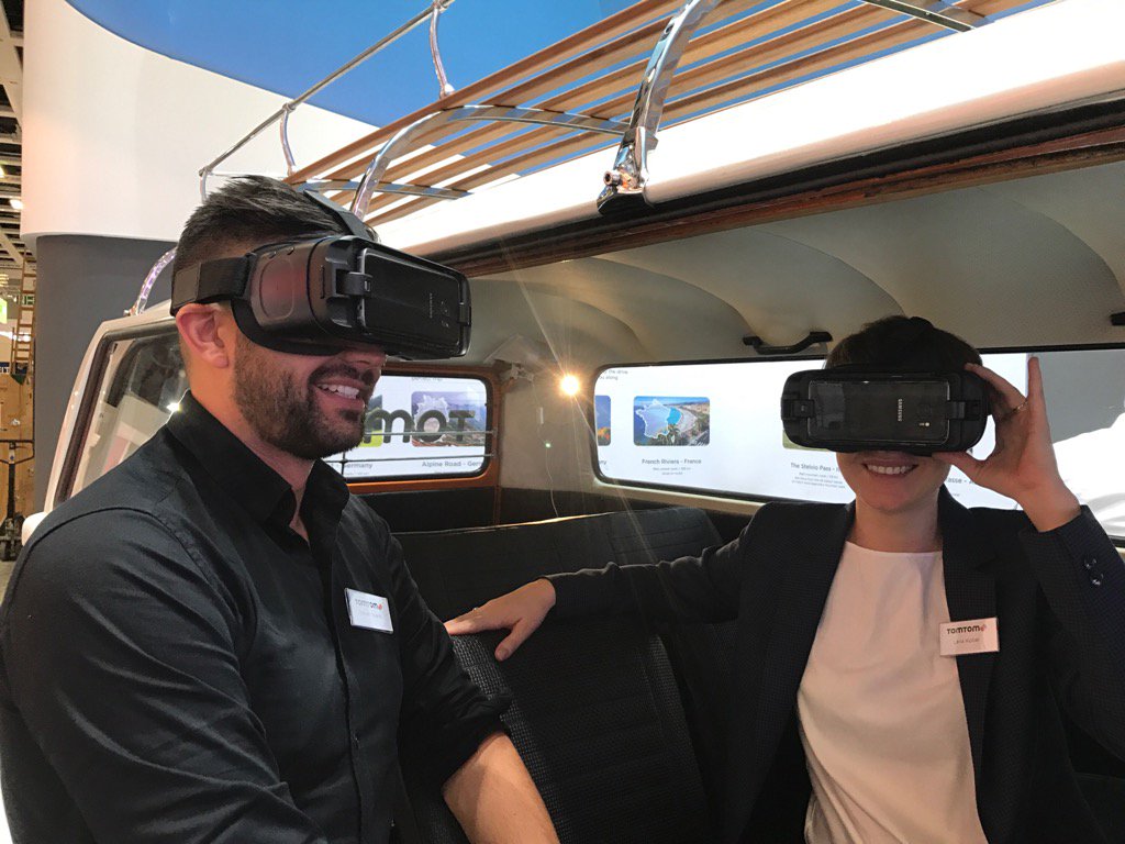 Come to our stand, travel with us and guess where we are taking you ! @tomtomroadtrips #tomtom #explore