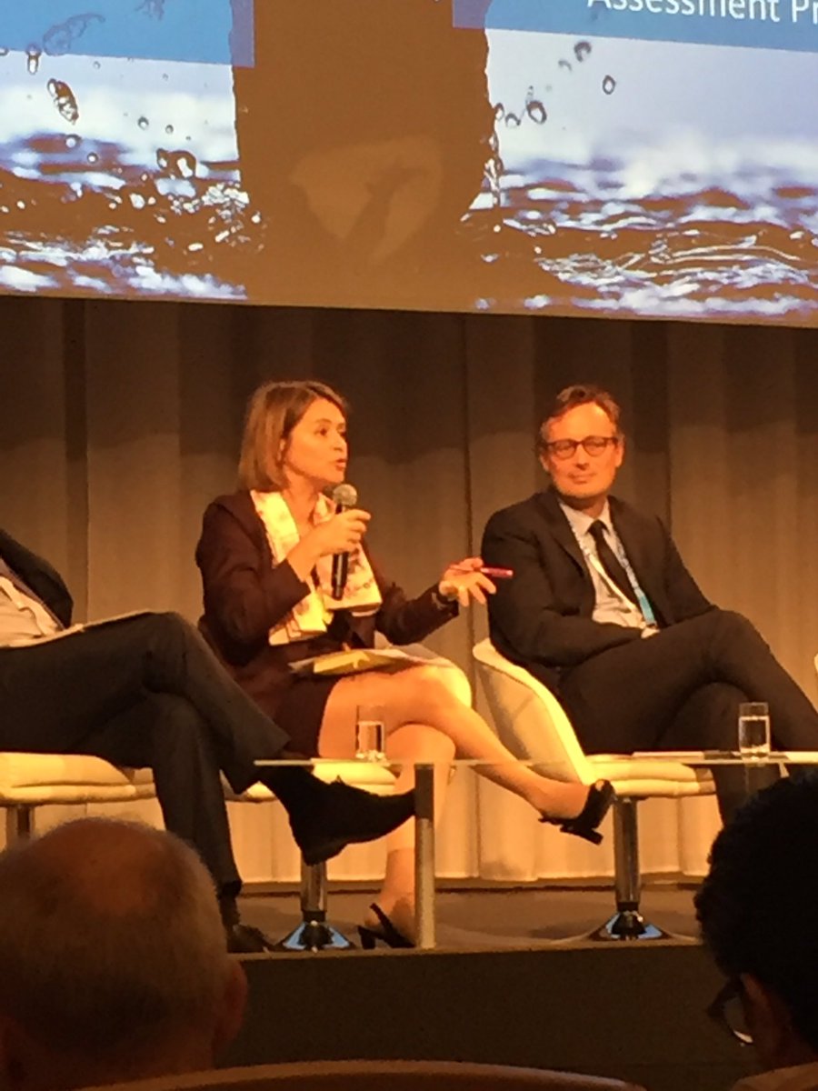 ClarissaBrockle's tweet photo. SWA Exec Chair: we must reach out to Min of Finance; convince them attn to water will make them PM! @sanwatforall @CatarinadeAlbuq #swwweek https://t.co/MJBuSazM6v