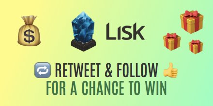 cointrackr's tweet photo. LISK GIVEAWAY! 🙋‍♂️📈🎁
Retweet and follow for the chance of winning $10 worth of $LSK! 🤑

#LISK #blockchain #BTC #ETH $OMG #giveaway $crypto https://t.co/0RFEAP6iXD