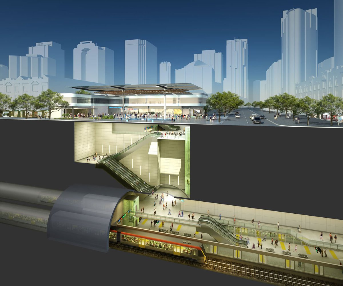 ai3_d's tweet photo. Original concept #render for Cross River Rail #Brisbane #crossriverrail #qld #boom #growth #infrastructure #BIM #visualization https://t.co/qPGbgMzdCP