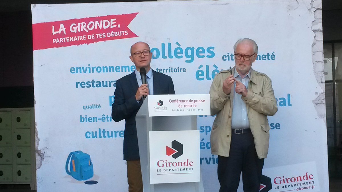tv7_sudouest's tweet photo. Présentation du #plancollege # @gironde https://t.co/ZYay4E17gx