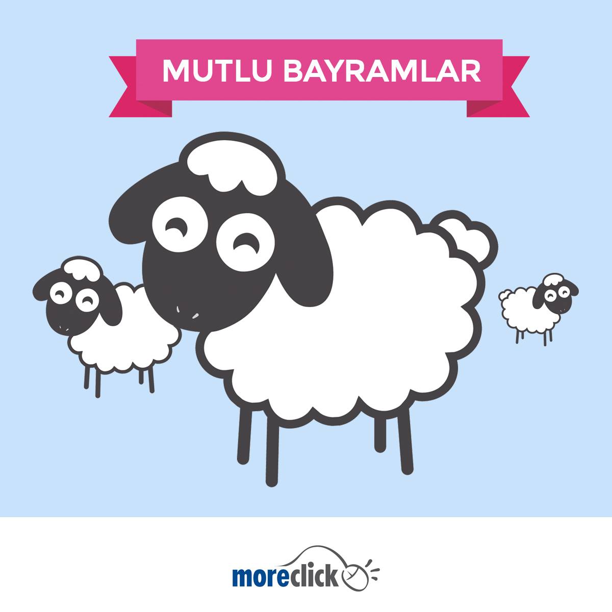 MoreClick's tweet image. Kurban bayramınızı kutlar, sevdiklerinizle birlikte nice bayramlar geçirmenizi dileriz. #KurbanBayramı