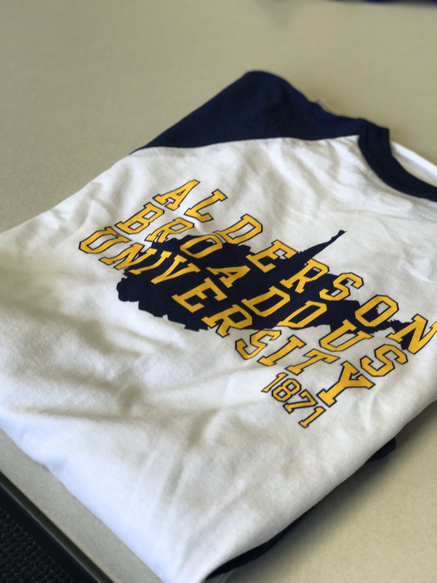 AB_Admissions's tweet photo. 🚨 Giveaway 🚨

We're giving away a free @ABU1871 T-shirt!

Retweet to qualify! 
Winner announced @ noon 9/1  ⚔️ https://t.co/8S4SPWiJAr