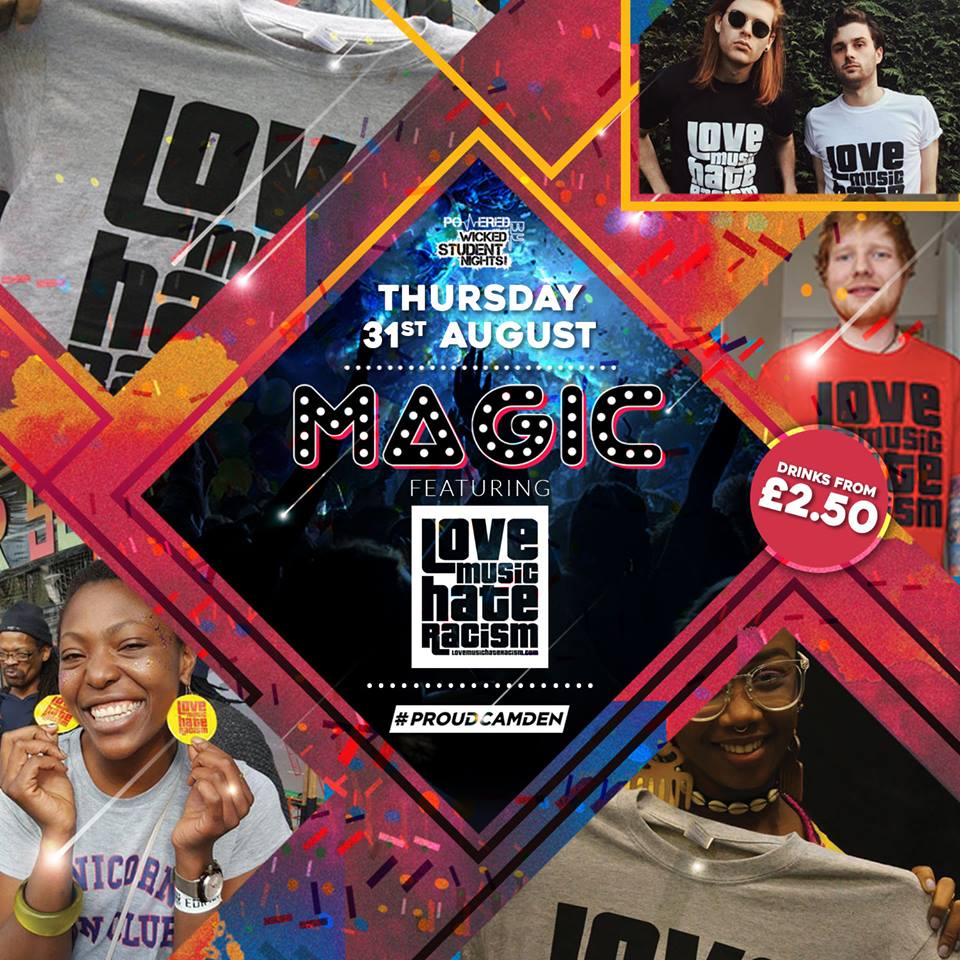 magic_wsn's tweet photo. Tonight's Magic is going to be massive! Get your £3 ticket early ---> https://t.co/IQCTQ9j5Jy

#studentnights #nightlifelondon #proudcamden https://t.co/uh4dV2yz78