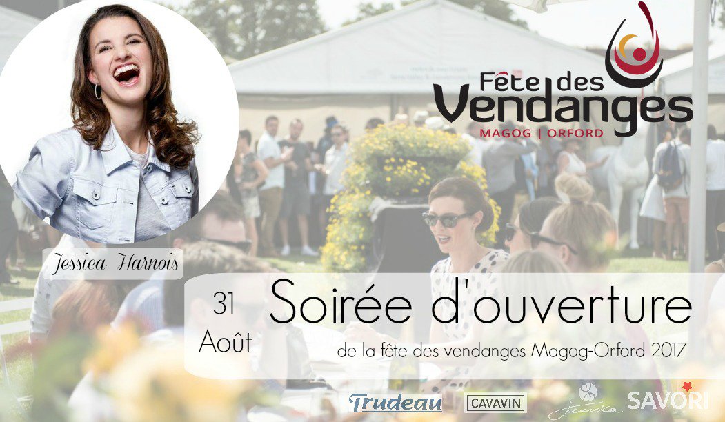 Soyez des nôtres, à la soirée d’ouverture de La Fête des vendanges Magog-Orford à partir de 18h aujourd’hui!