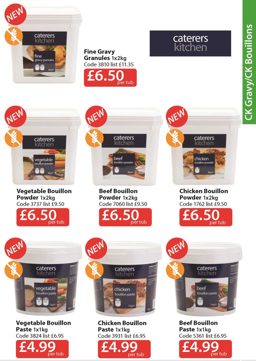 RDJohnsLtd's tweet photo. Exclusive New Range to #Landmark and available now @RDJohnsLtd All #GlutenFree #CaterersKitchen Down in Price Throughout September https://t.co/Esh7j1xtC7