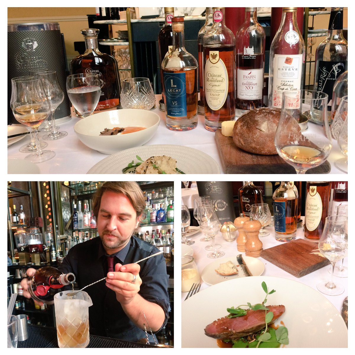 Thank you <a href="/Thegilbertscott/">The Gilbert Scott</a> <a href="/marcuswareing/">Marcus Wareing</a> for a fab #cognac infused lunch. A pleasure to share my passion with you <a href="/DouglasBlyde/">Dᴏᴜɢʟᴀs Bʟʏᴅᴇ</a> #cognaclife
