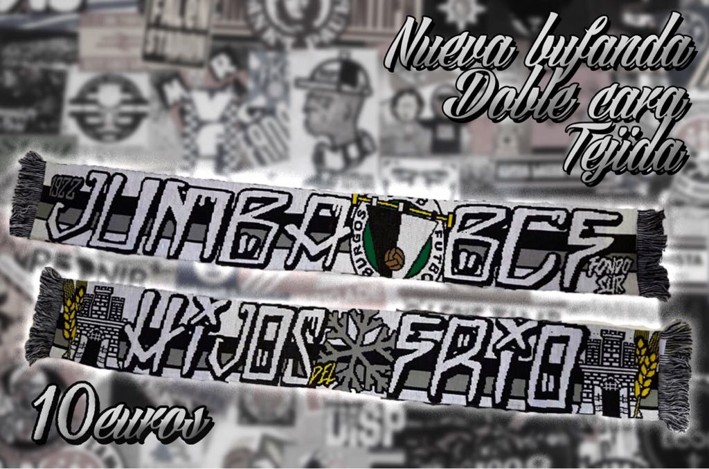 JUMBA ⚽ BCF on Twitter: "Nuevas bufandas ya disponibles. A la venta este domingo en Fondo Sur. del Frío. 🌬❄ https://t.co/XbdHtDMm1f" / Twitter