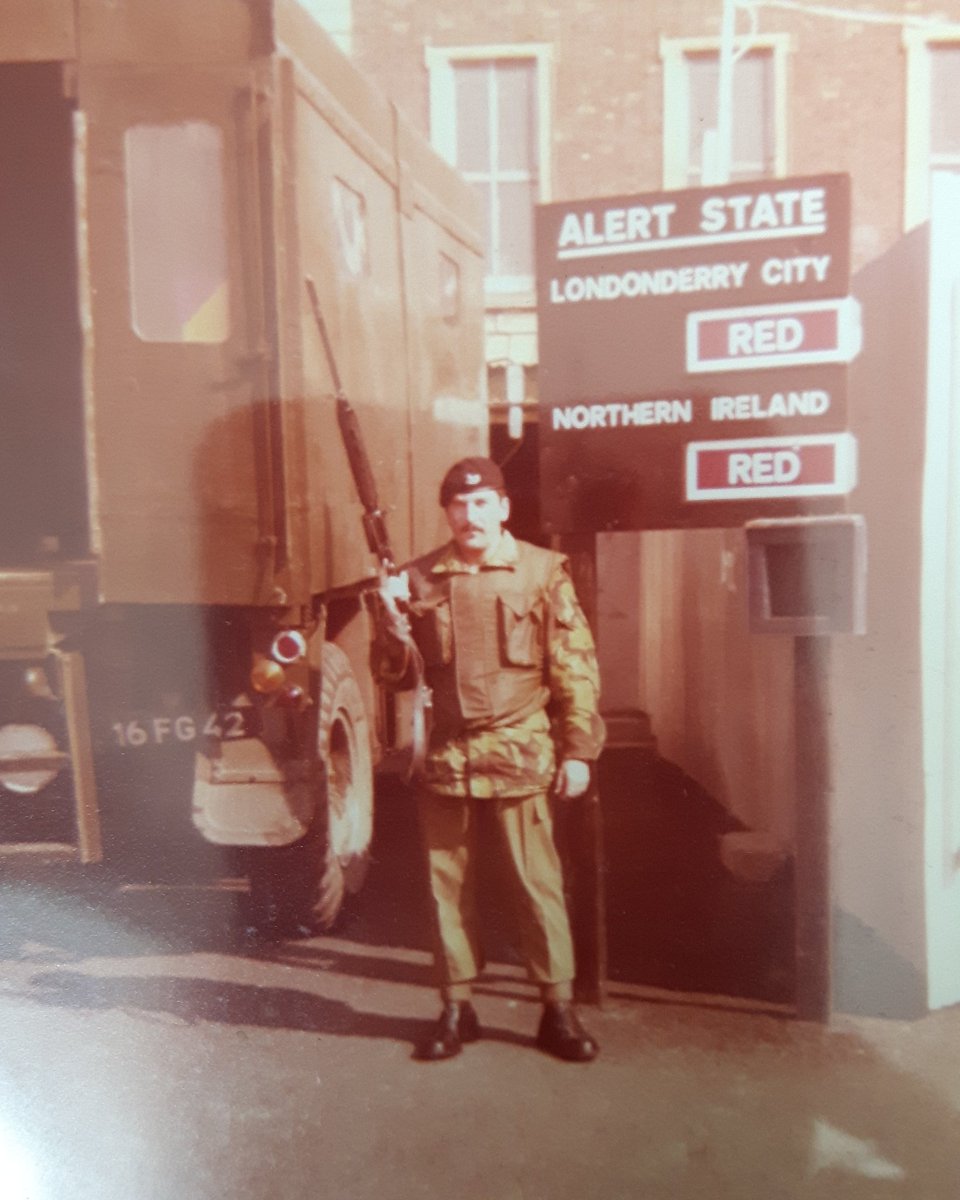 My Dad he served for 22yrs #prouddaughter #armyveteran #exmilitarylife #exarmedforces #soldier #supportourtroops #exforces 💪😎