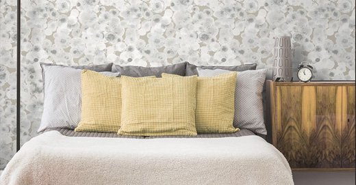 Mustard tones is a trend color and can be combined with earth, grey and beiges colors. #Wallpaper Paradise #Decoration #InteriorDesign