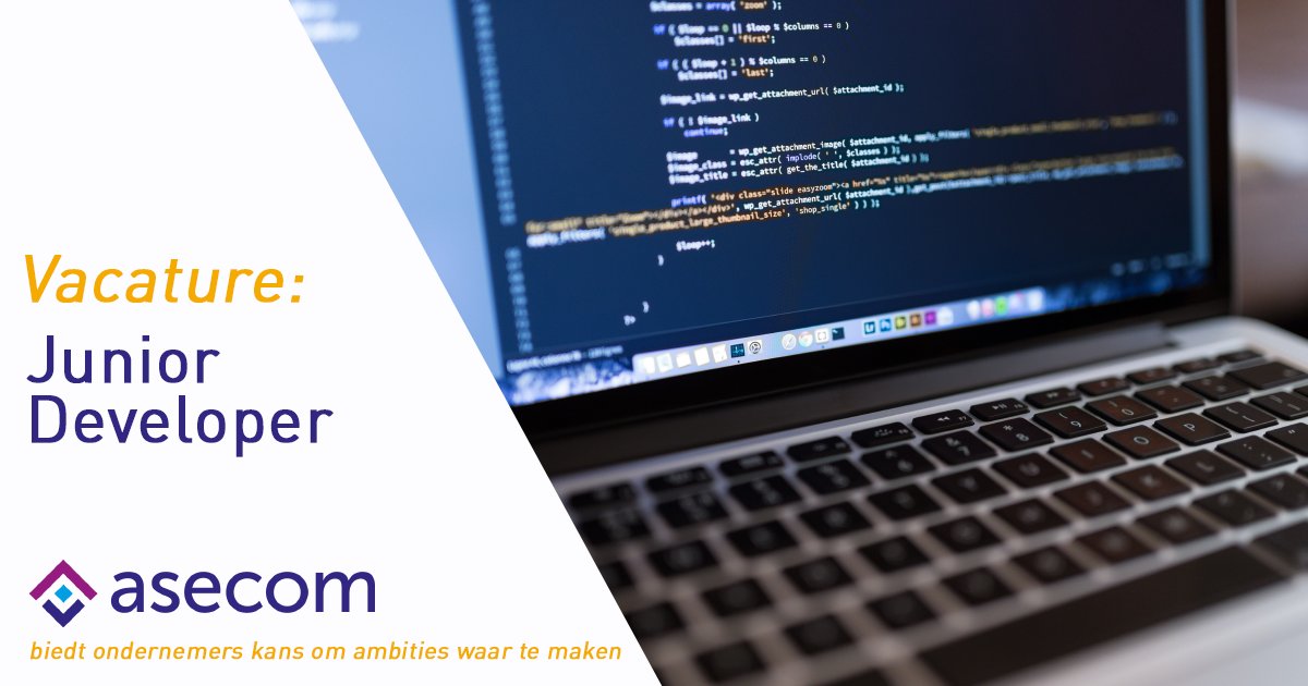 Spreek jij de juiste programmeertalen? Kan jij overweg met o.a. C#, HTML5 en SQL? #vacature (Junior) Developer: bit.ly/2eHdHBZ