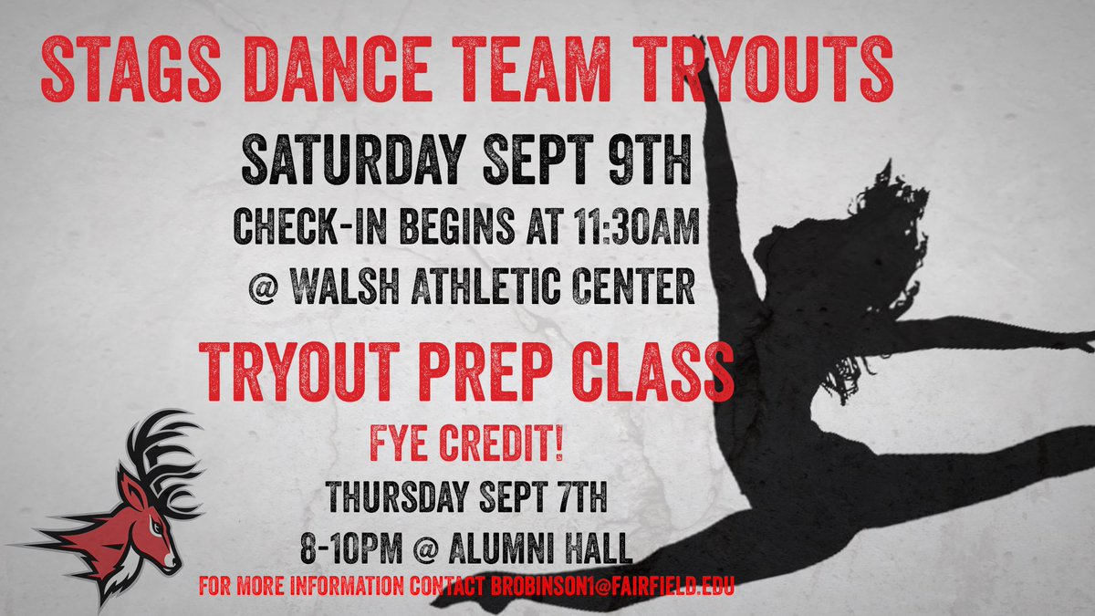 StagsDance's tweet photo. Our Prep Class and Tryouts are next week! Do you have what it takes? #GoStags https://t.co/HMR62Dju7A