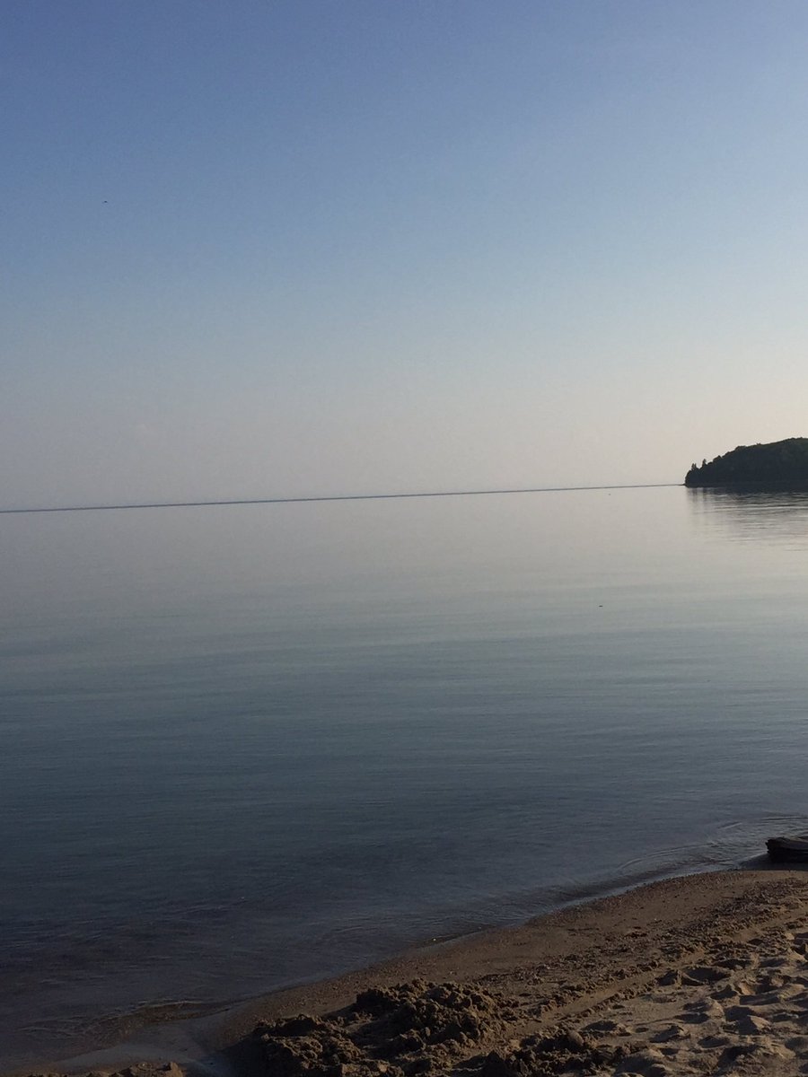 QuarrieReid's tweet photo. Pancake Bay! Long drive but sooo worth it!  #OK150 https://t.co/gWVnqk1pb1