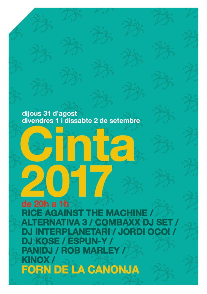 RiceMachineDJs's tweet photo. Dissabte, punxada compartida al Forn de la Canonja, Tortosa. A partir de les 20 h. https://t.co/7RmCvHuv4P