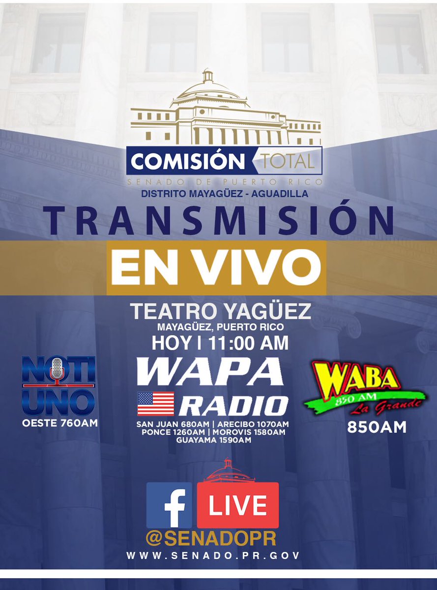 SenadorCruz's tweet photo. Buenos días!
Ya en Mayagüez en contacto con el Pueblo! #SenadoEnMayaguez #ComisionTotal https://t.co/zdtdgmvt9y