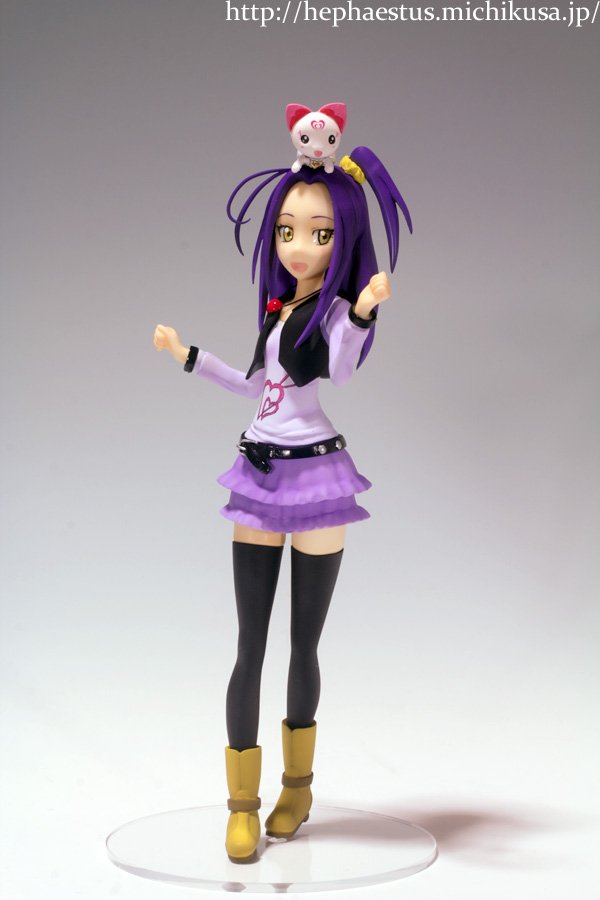 スイートプリキュア ガレージキット完成品 黒川エレン＆ハミィ