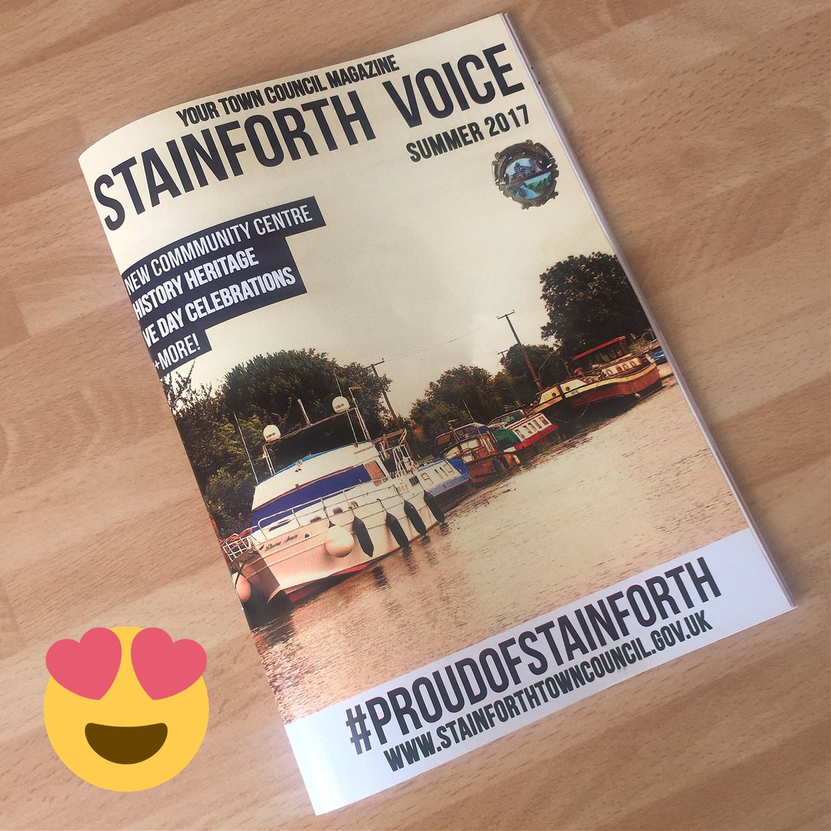 Stainforth4ALL's tweet photo. Have you seen the new Stainforth Voice town magazine?!๐ฑ Made by our new marketing officer @lewissaunderson #proudofstainforth #S4ALL https://t.co/kpoTUX5BmZ