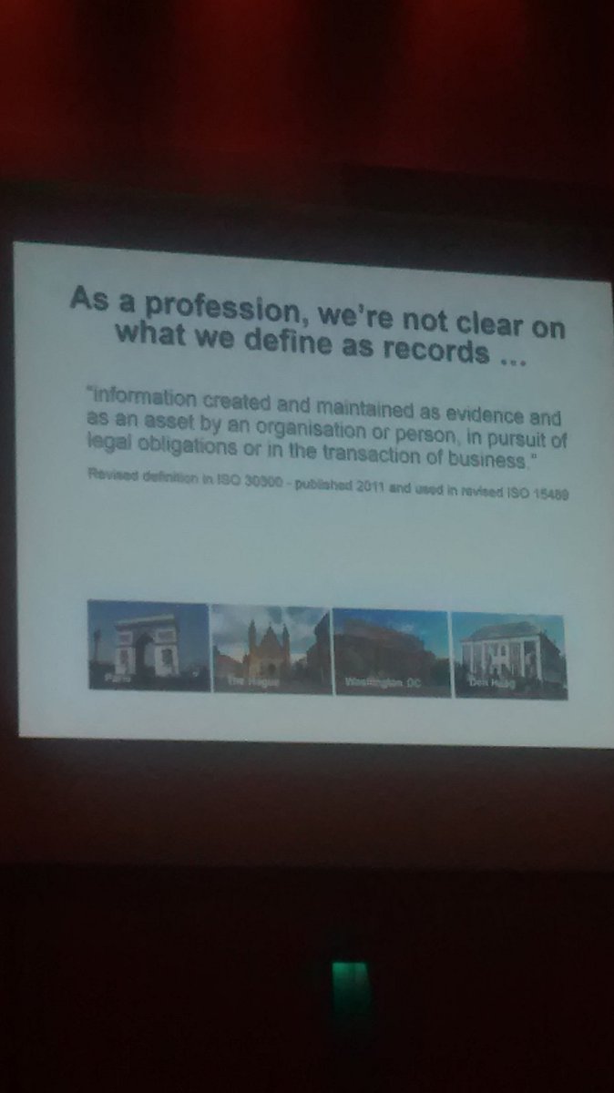 Is this a good definition of a 'record'? #ARA2017