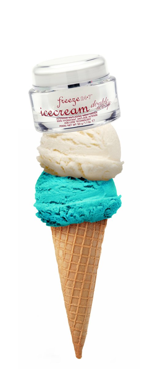 Freeze247's tweet photo. Summer’s cooling down, so get two scoops! 🍦 https://t.co/eKi4kh3xl7 #intensivemoisturizer #anti-aging #freeze247doublescoop https://t.co/27MEgJC5oX