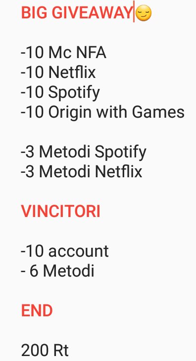 JamBoyTwits's tweet photo. Mega giveaway per i (quasi) 2k followers.
Retweet, like, follow me and @UnnamedAlts to participate.
End at 200 retweets. https://t.co/QC8NBBKlbd