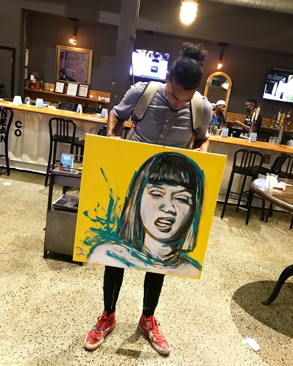 SPThePlug's tweet image. I painted this last night