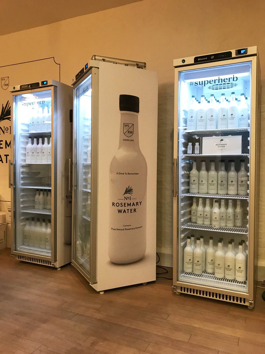 JoinVinylRev's tweet photo. Thirsty anyone? A set of custom Fridgewraps. Stocked to the brim with Rosemary Water. #rosemarywater #water #fridgewrap #customwrap https://t.co/NmS2B2jpqB