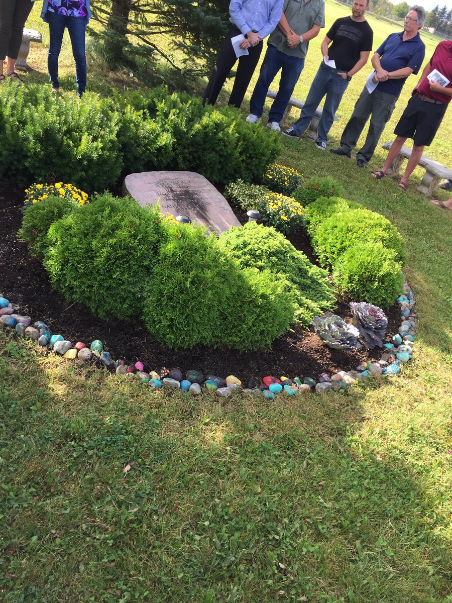 STA_CSS's tweet image. The staff @STA_CSS gather in prayer to begin a new school year in our Peace Garden! #PVNCLeads #pvncprays @PVNCCDSB