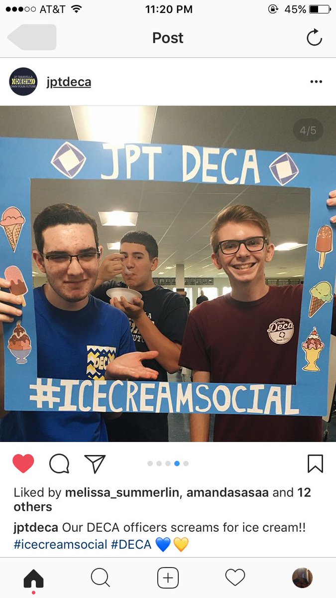 JPT_DECA's tweet photo. Some of the many faces of our Ice Cream Social yesterday! Thank you to everyone who attended🍦😃 https://t.co/d9hx0T1p0N