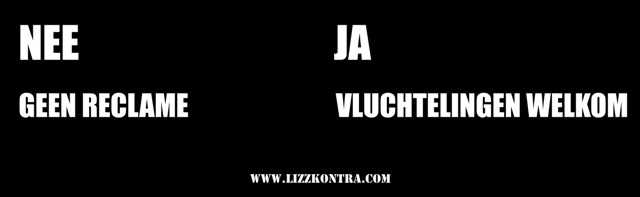 LizzKontra's tweet photo. Leuke brievenbussticker #refugeeswelcome #vluchtelingenwelkom #antiracisme #activistrock https://t.co/hhyT51l4dd