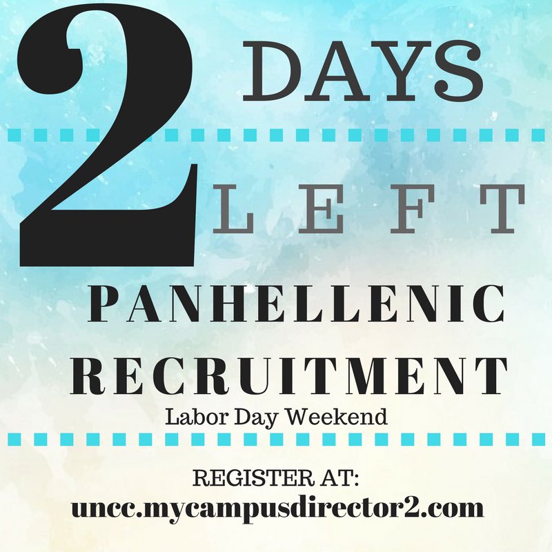 UNCCPanhellenic's tweet photo. !!! https://t.co/Wdb5tFgTns