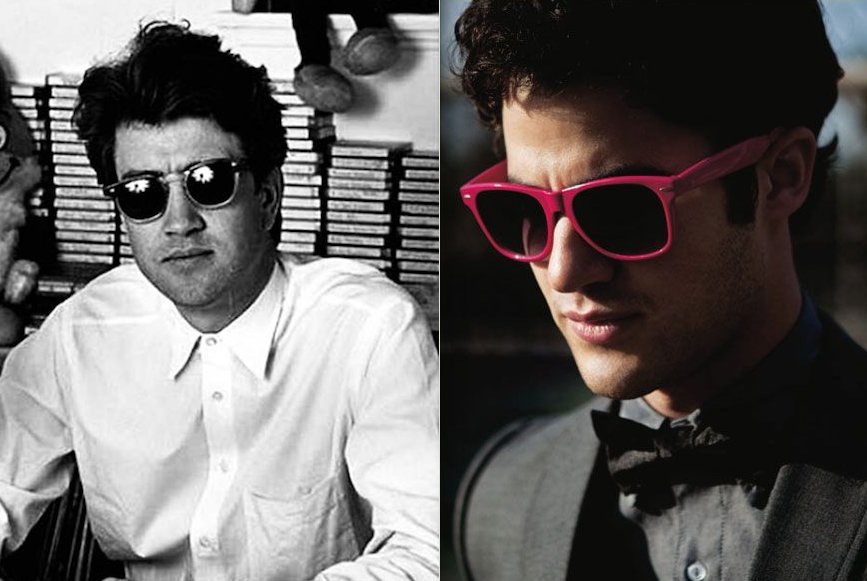 malv1313's tweet photo. Two worlds collide! Long lost brothers? @DarrenCriss &amp; David Lynch ;-) https://t.co/Mow9KNK6lN