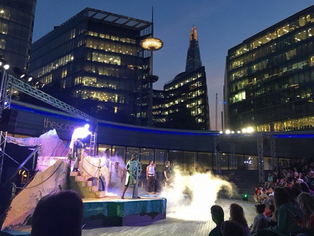AWWinspired's tweet photo. We really enjoyed @LDNBridgeCity open air theatre performance! #AWWsocial #AWWouting #LBCSummerFestival https://t.co/1RcsvQnWEe