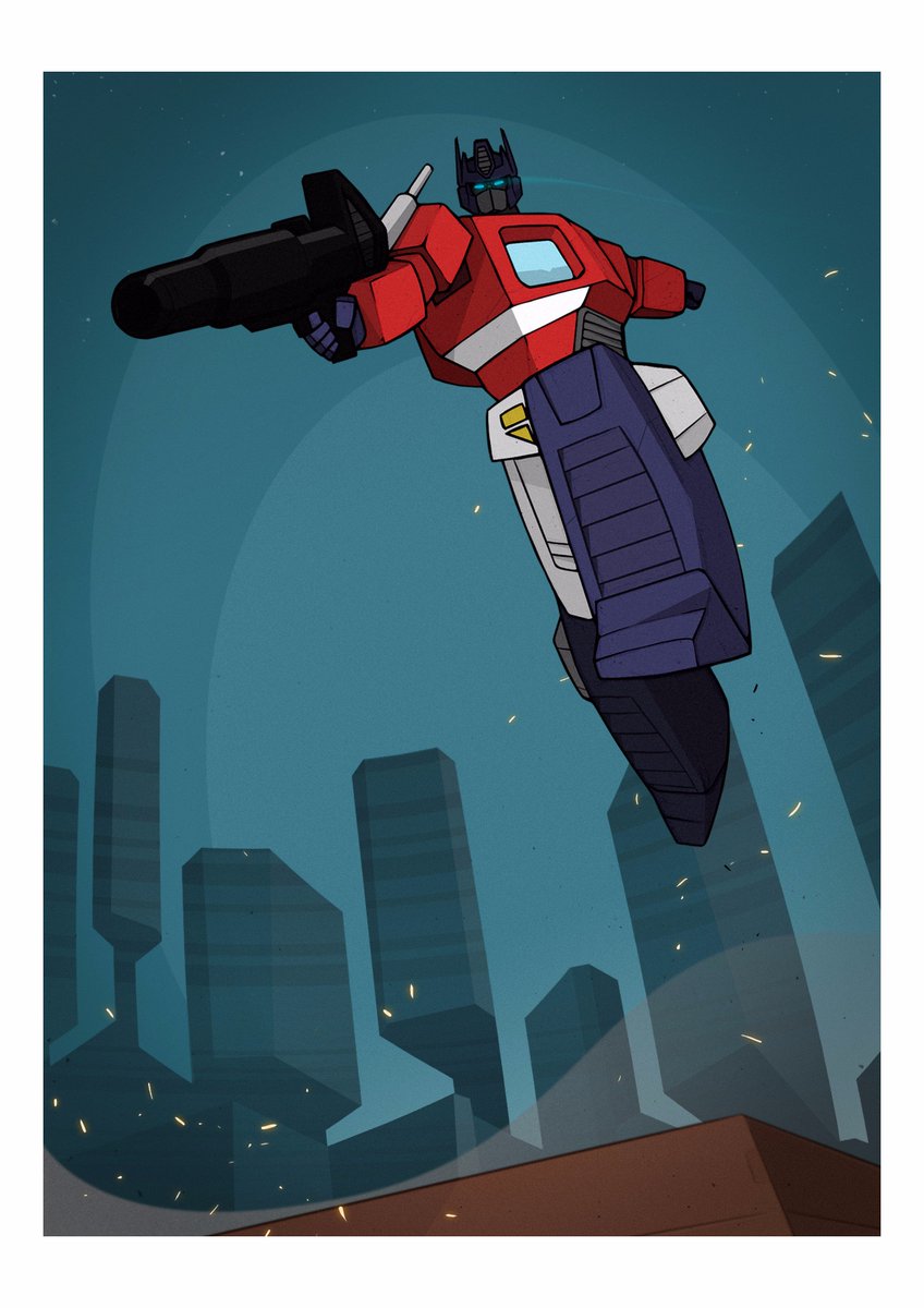 Affordable #transformers #artwork #graphic #art #OptimusPrime #autobot #digitalart #illustration #G1 jimmy-dee.com/product/ironhi…