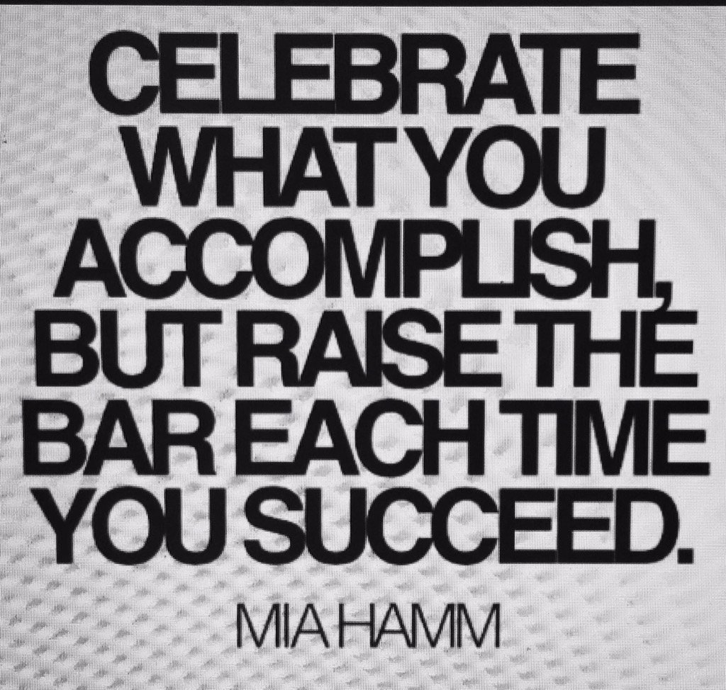smartwayforward's tweet photo. Never stop #Learning #Training #DevelopingYourSkills. Celebrate success, but remember to keep raising the bar. Stay focused like a champion🏅 https://t.co/JmhIqwBLbe