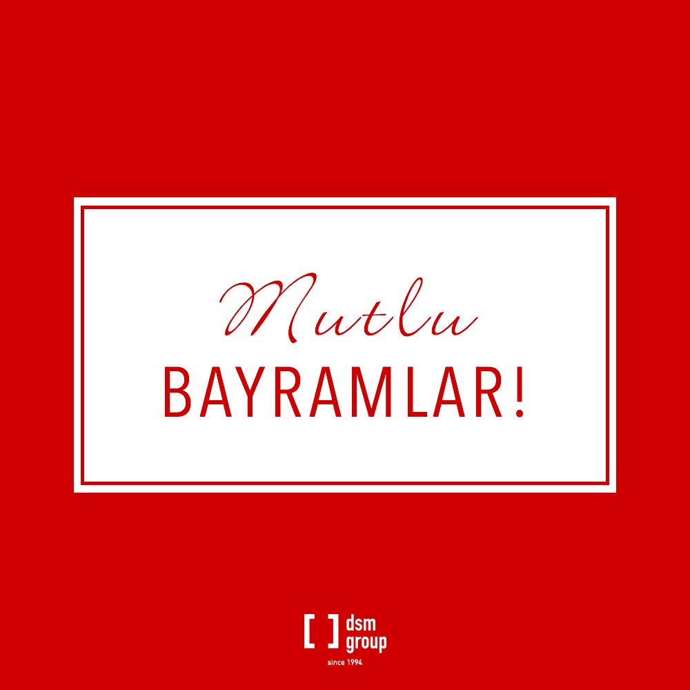 dsmgroup_'s tweet photo. Herkese sevgi ve mutluluk dolu bir bayram dileriz! #iyibayramlar #dsm #dsmgroup https://t.co/SxJeWuogFj