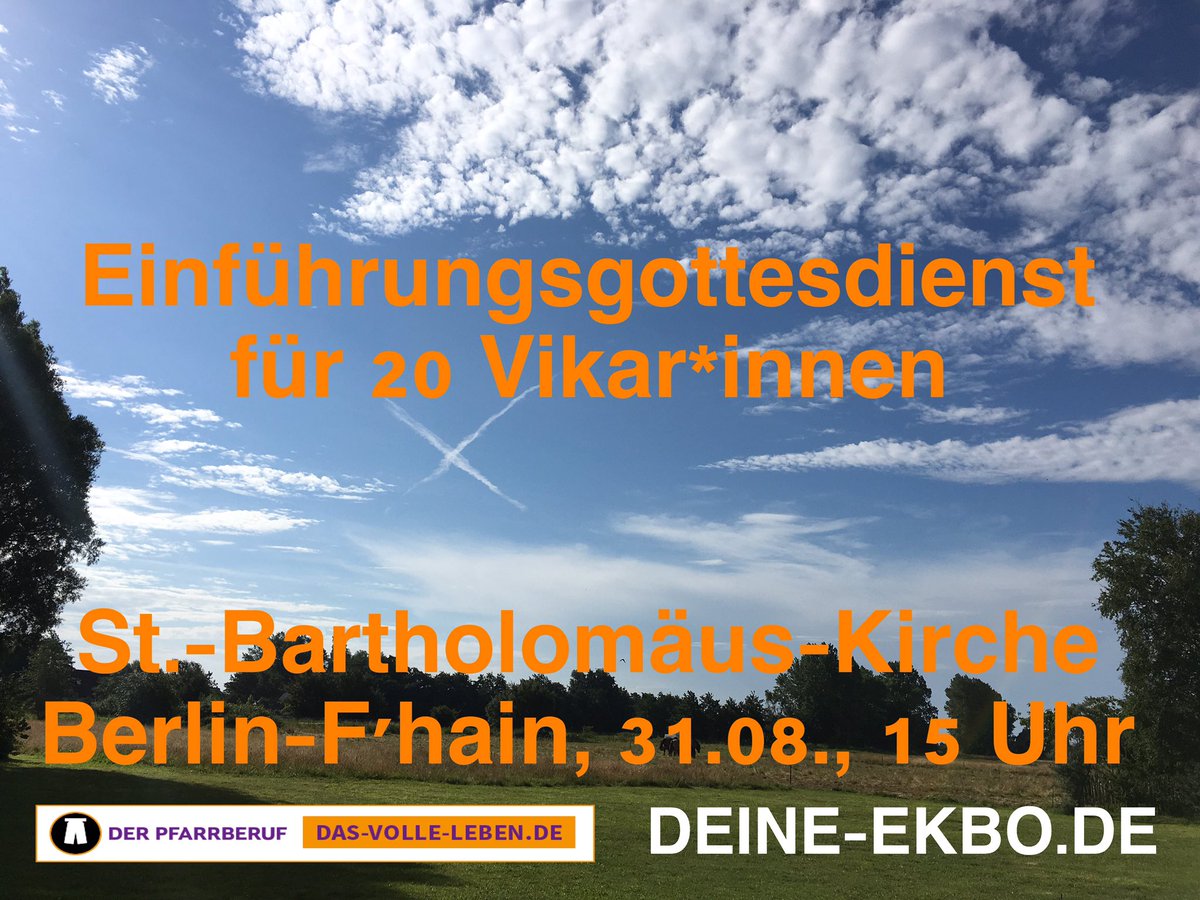 deineekbo's tweet photo. Liebe Kommiliton*innen! Seid dabei, heute, 15 Uhr, gegenüber vom #Konsi! #EKBO #begabtundmutig https://t.co/sDVNAY0g3J