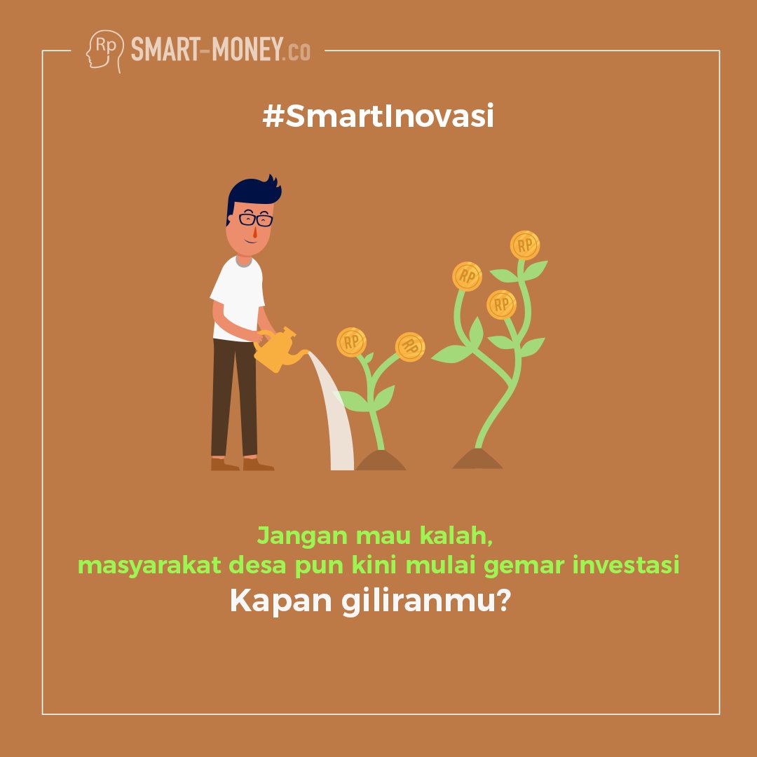 smartmoney_co's tweet photo. Jika masyarakat desa saja kini mulai gemar berinvestasi. Kapan giliranmu? #SmartInovasi  https://t.co/CDA3QF99ak https://t.co/0adv8SBooc