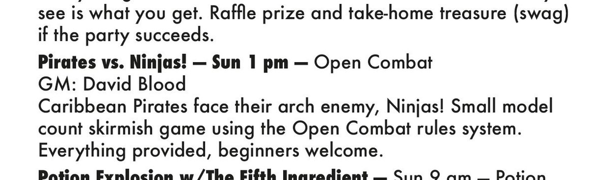 second_thunder's tweet image. On Sun. at 1pm @TableTopDave is running Pirates vs Ninjas Open Combat games at @strategicon California, Hilton LA Airport, Int. Ballroom A
