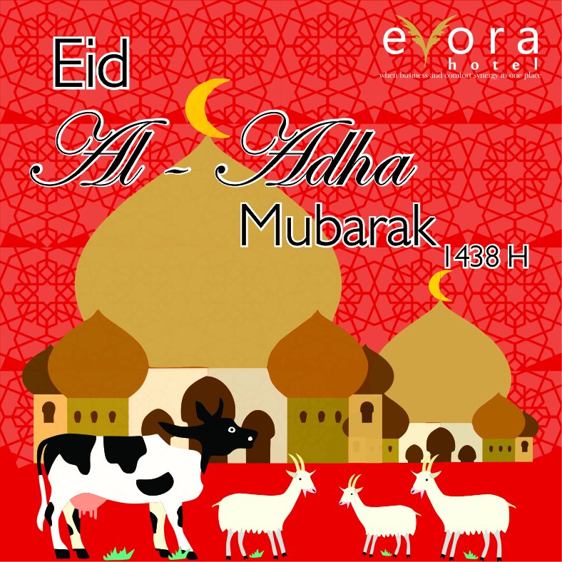 Happy Eid Al - Adha Mubarak 1438 H 🐄🐐