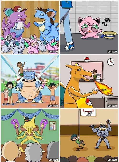 DrPokemon_'s tweet photo. Si los pokémon fuesen humanos pasaría esto jajaj https://t.co/AXrd6uCWPi