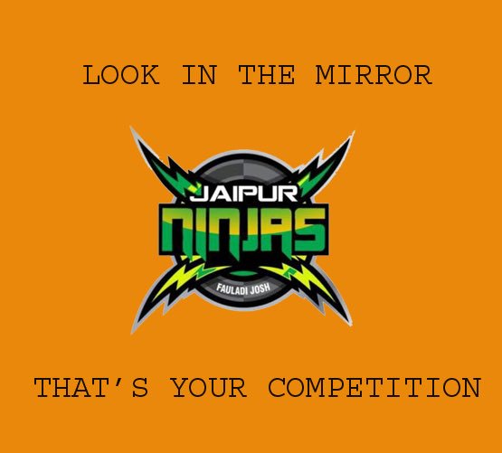 jaipur_ninjas's tweet photo. Be in competition with yourself!
#FauladiJosh #jaipurninjas #jaipur #wrestling #prowrestling #match https://t.co/CmgkUvBkfZ