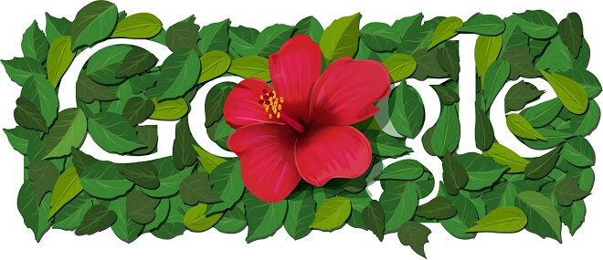 GoogleDoodleITA's tweet photo. Festa dell'indipendenza della Malesia 2012 #misentofortunato #google #31agosto #Malesia #redflower https://t.co/q6zmUSorxw