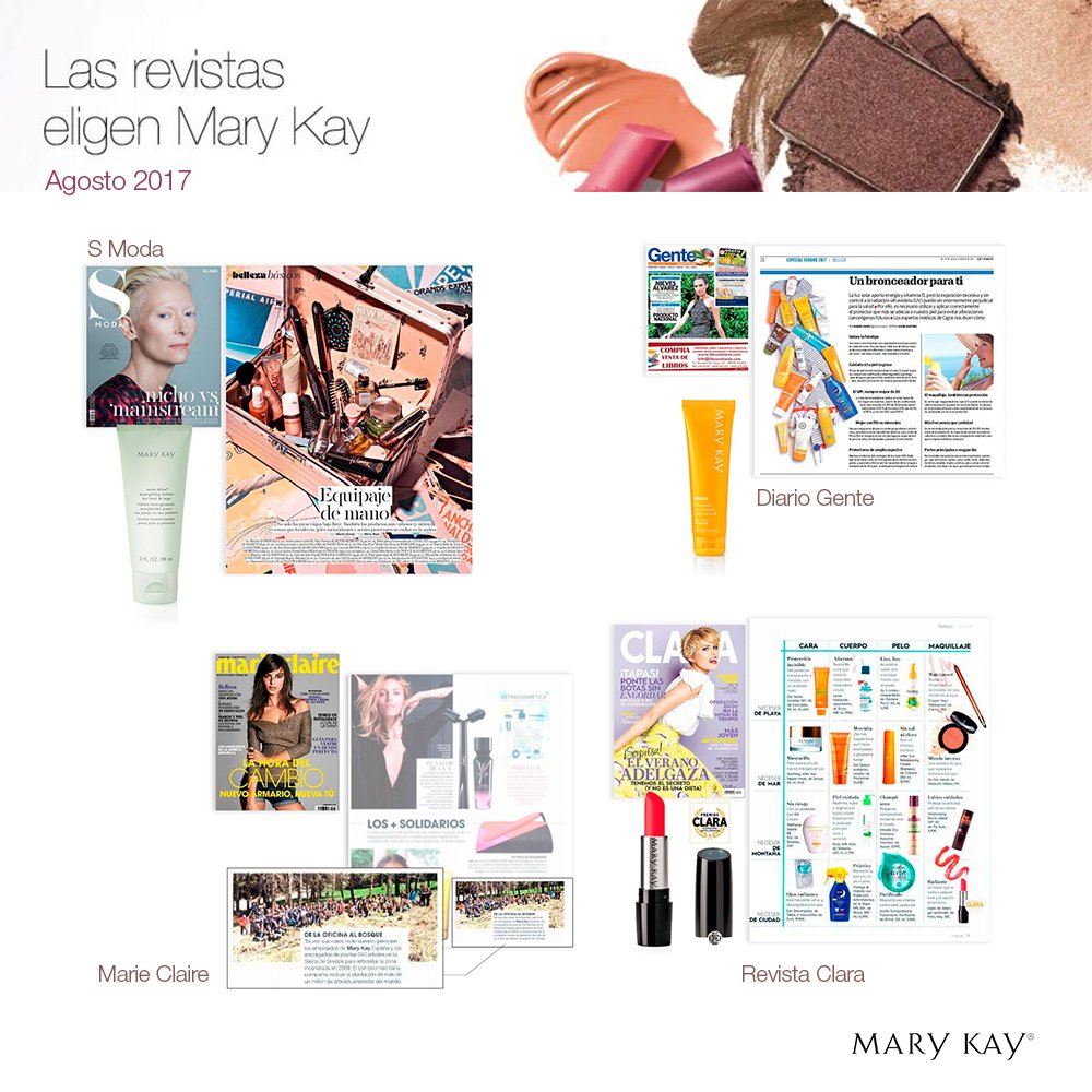 Mary Kay España on Twitter "¡Sigue las tendencias! En agosto las